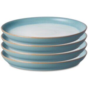 Denby Azure Haze Coupe Dinner Plates